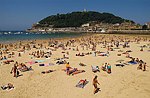 EUROPE : SPAIN : Basque Country (Pais Vasco)
San Sebastian (Donostia)
Playa de La Concha (beach)