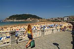 EUROPE : SPAIN : Basque Country (Pais Vasco)
San Sebastian (Donostia)
Playa de La Concha (beach)