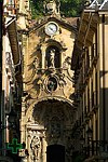 EUROPE : SPAIN : Basque Country (Pais Vasco)
San Sebastian (Donostia)
Santa Maria (del coro) Basilica church in the old city
Baroque facade, built on roman ruins
