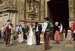 EUROPE : SPAIN : Basque Country (Pais Vasco)
San Sebastian (Donostia)
Santa Maria (del coro) Basilica church in the old city
Baroque facade, built on roman ruins
A traditional marriage