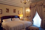 EUROPE : SPAIN : Basque Country (Pais Vasco)
San Sebastian (Donostia)
Hotel Maria Cristina, five star hotel member of &quotThe Luxury Collection&quot by the ITT Sheraton chain.
Old winter royal headquarters, opened on July 1st, 1912 as a hotel. Designed by architect Charles Mewes (Ritz hotels in Paris, London and Madrid), built by local Architec Francisco Urcola.
interior, bedroom