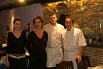 EUROPE : SPAIN : Basque Country (Pais Vasco)
San Sebastian (Donostia)
La Fabrica restaurant in the old town.
Brand new restaurant owned by four young chefs (the oldest  31y.o.)
The four young basque chefs.
Maria Carmen Neira (25) - Maria Sebastian (28) - Florencio Ingarte (25) - Ricardo Minguito (31)