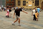 EUROPE : SPAIN : Basque Country (Pais Vasco)
San Sebastian (Donostia)
Dancing in the street